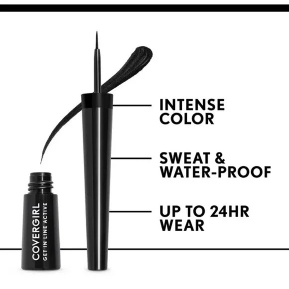 💖3/$15💖 COVERGIRL Get in Line Active Eyeliner, 360 Gray All Day - Picture 7 of 7